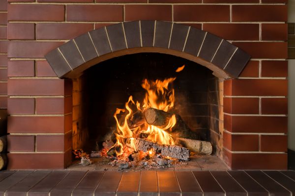 Brick Fireplace Installation in Downingtown