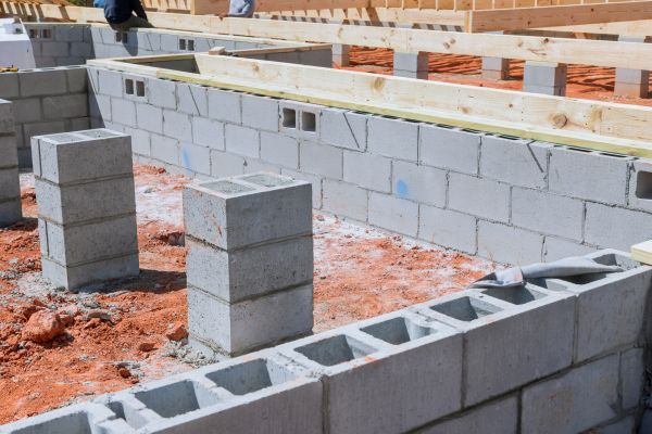 Cement Block Installation in Downingtown