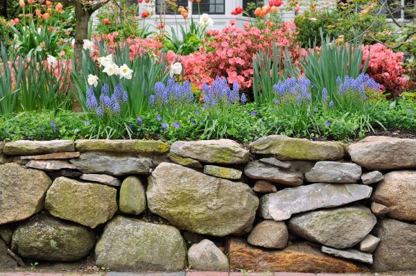 Garden Wall Installation in Downingtown